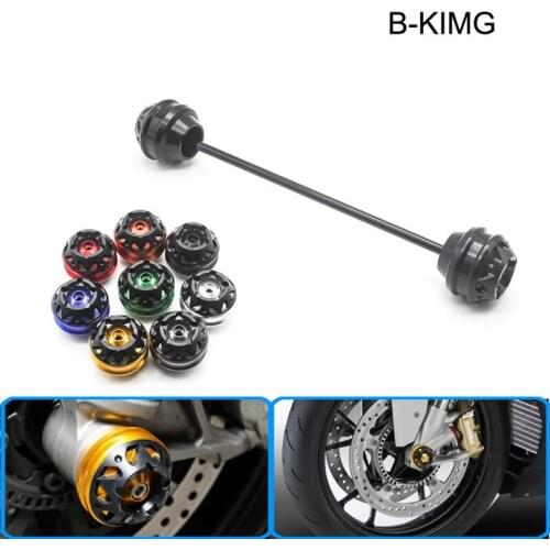 Free delivery for SUZUKI B-KIMG 2008-2014 CNC Modified Motorcycle Front and rear wheels drop ball / shock absorber