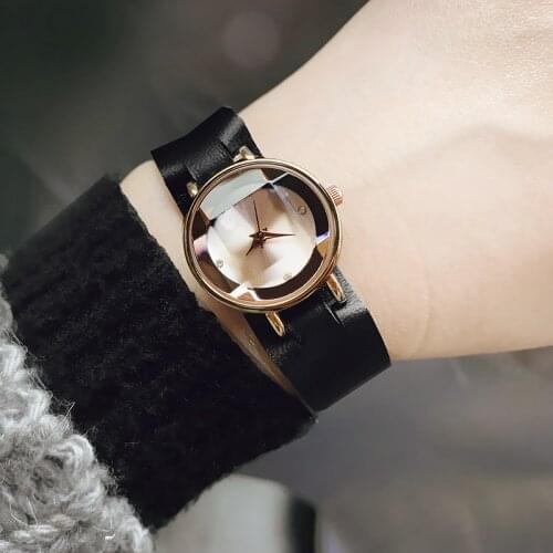 Женские часы с кожаным ремешком Enmex China At AliExpress