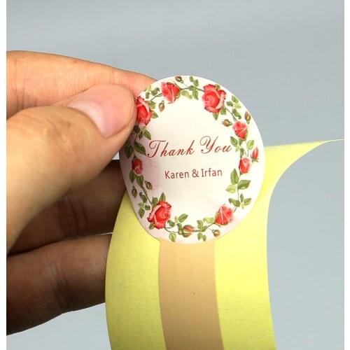 Sealing Stickers for Jar Floral Print Coated Paper Seal Labels Writable Food Insurance Safty Stickers