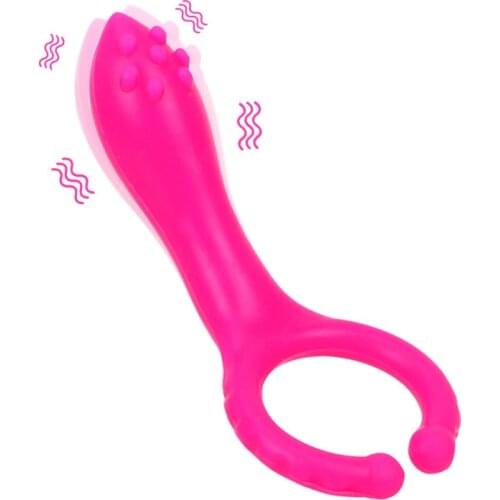 IKOKY Nipple Massage G-spot Vibrator Sex Toy For Women Men Couple Silicone Vagina Clitoris Stimulation Penis Vibration Clip