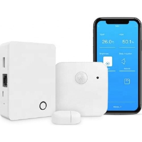 BroadLink New Arrival BestCon Sensor Kit MSK1 RF433 Alarm kit Protect Home Door Sensors Detect Humidity