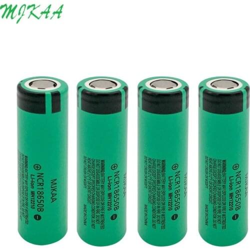 MJKAA 4/6pcs NCR 18650B 3.7 v 3400 mah Lithium Rechargeable Battery For Flashlight batteries