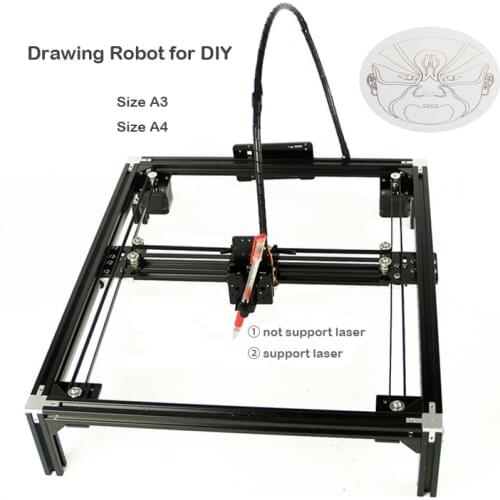 A4 work size 297mmx210mm X Y plotter robot drawing writing machine advanced toys