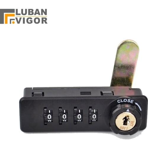 Mechanical, Black password cabinet lock,with key,For file cabinet,Sauna,cupboard,wardrobe,Metal cargo containers,cabinet