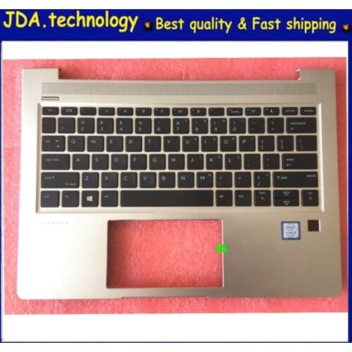 MEIARROW New For HP HP Probook 13 430 G6 palmrest US Keyboard L44548-001 L44547-001 Sliver