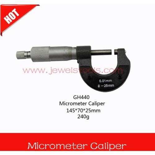 Micrometer Caliper,Measures from 0-25mm/0.01mm Digital Caliper Rule Jewelry Guage Jewelry making Tool,High Quality