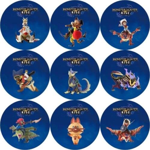 Monster Hunter Rise Card Resent Tiger Dragon Ailu Cat For NS Switch Game Reward Card NFC