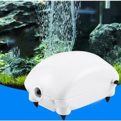 Fish Tank Pump Ultra Low Noise Oxygen Supply Plastic Increasing Bubble Aerator Pump For Aquarium Shrimp Survival Accessory Box