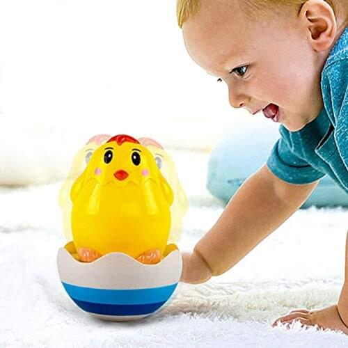 New Baby Funny Tumbler Chick Toys Learning Education Toys Kids Toys Gifts Fashion Cute Eggs Tumbler Toys