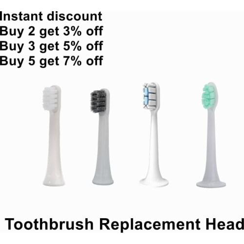 Original Toothbrush Replacement Head Toothbrush Head Electric Sonic Ultrasonic Tooth Brush Heads For Xiaomi T100/T300/T500