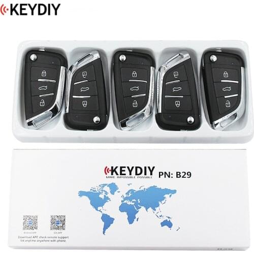 5 PCS/LOT, Original Universal B29 Remote Control Key B-Series for KD900 KD900+,URG200 KD-X2 Key Programmer