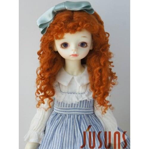 D28002 1/6 1/4 Curly BJD Mohair doll wigs YOSD MSD pretty soft long curly wig 6-7inch 7-8inch fashion doll accessories