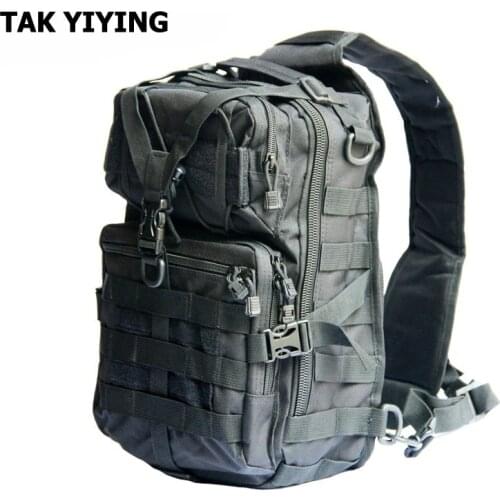 TAK YIYING Hunting MOLLE Tactical Travel Hiking Riding Bike Cross Body Messenger Shoulder Back pack Sling Chest Bag
