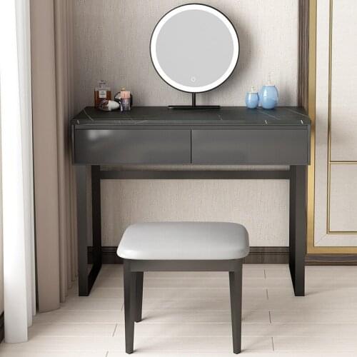 Italian Minimalist Slate Dressing Table Luxury Online Celebrity Ins Wind Dressing Table Small Apartment Bedroom Simple Modern