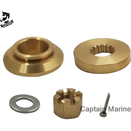 60-140HP Hardware Kit Thrust Washer/Spacer/Nut/Cotter Pin for Tohatsu Outboard Propeller 70HP 75HP 90HP 115HP BFT60 BFT75 BFT90