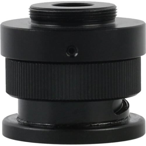 0.4X 1.0X Adapter C-Mount Lens Focus Adjustable Camera Installation C-Mount Adapter For 8X-50X Zoom Trinocular Stereo Microscope