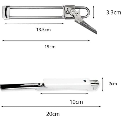 1PC Multifunctional Beer Bottle Opener Adjustable Can Stainless Steel Manual Jar Lid Gripper Home Kitchen Supplies