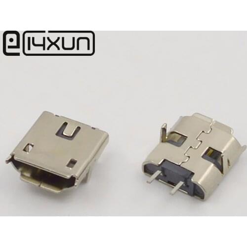 10pcs MICRO USB 2 Pin Plug Jack Interface Connector SMD SMT Plugs DIY parts