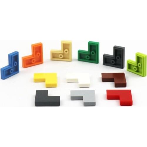 200pcs DIY Kids Toys Tile 2x2 Corner Blocks Part 14719 Building Blocks Children Birthday Gifts