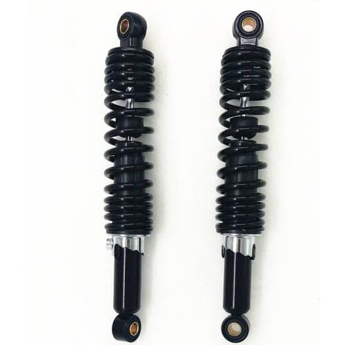 320MM MOTORCYCLE SHOCK ABSORBER SUSPENSION FOR HONDA CX500 XR80 YAMAHA DT100 TY175 XS40 XV125 SUZUKI KAWASAKI CHROME BLACK