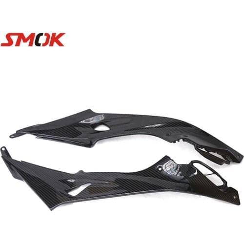 SMOK Motorcycle Accessories Left Right Carbon Fiber Tank Side Panel Fairing Kits Cover For BMW S1000RR S 1000 RR 2015-2018