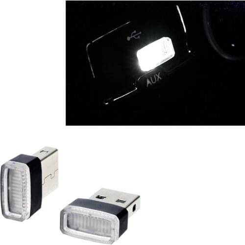 Car-Styling USB LED Atmosphere Lights Decorative Lamp for Nissan Teana X-Trail Qashqai Livina Tiida Sunny March Murano Geniss