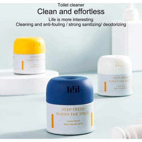 200g Clean Toilet Lingjie Toilet Treasure Cleaner Toilet Cleaning Reducing Odor Plant Fragrance Toilet Cleaning Block Ointment