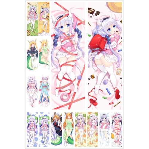 Dakimakura Body Kobayashi-san Chi no Maid Dragon 150x50cm 100x35cm Female Pillow Case Cover Anime Manga Sexy Girl 6
