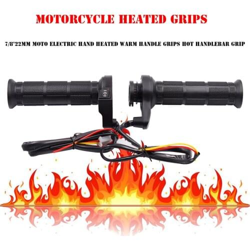 Hot Sale Motorcycle Handlebar Electric Hot Heated Grips Handle Handlebar Warmer Manillar Motocicleta