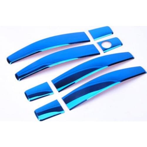 No smart keys car styling For Chevrolet malibu 2012-2018 ABS Chrome trim door handles cover sticker Exterior decoration