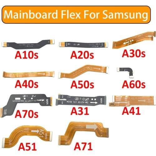 50Pcs Motherboard For Samsung Galaxy A10S A20S A21S A30S A40S A50S A60S A70S A31 A41 A51 A71 Main Board Connector Flex Cable