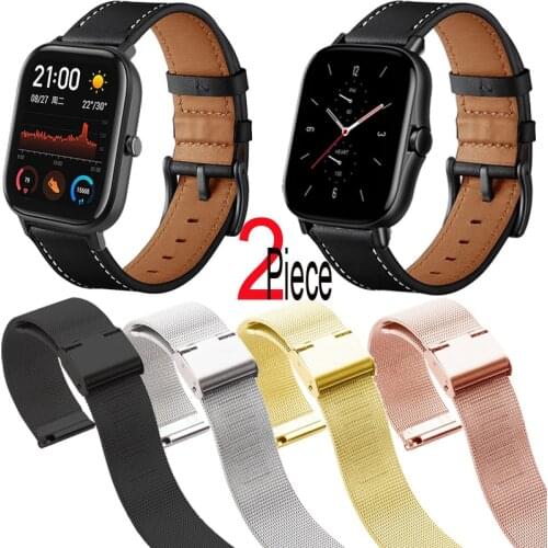 Leather Wristband For Colmi P8 Se Plus Pro V31 V11 V23 P12 P10 P9 Terra Land SKY Bracelet Strap Milanese Metal Watchband 20mm