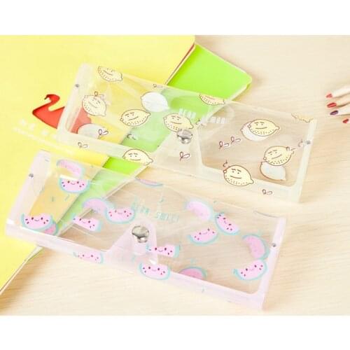 Plastic Ultralight Boxes Portable Transparent Reading Glasses Cases PVC Glasses Case Student Stationery Box Women Sunglass Box