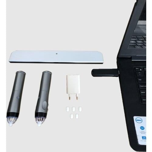 Portable Interactive Whiteboard Wireless Ultrasonic Whiteboard Electronic With 2 Pen For Teaching