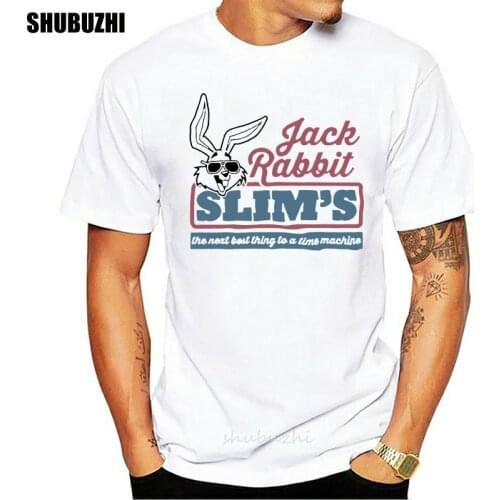 Drop shipping men t shirt Pulp Fiction Jack Rabbit Slims Quentin Tarantino Comedy Crime Film Unofficial Mens T-Shirt casual tees