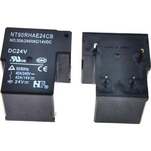 HOT NEW 24V relay NT90RHAE24CB DC24V NT90RNAE24CB NT90RHAE24CB-DC24V 24VDC 24V 30A 240VAC DIP4