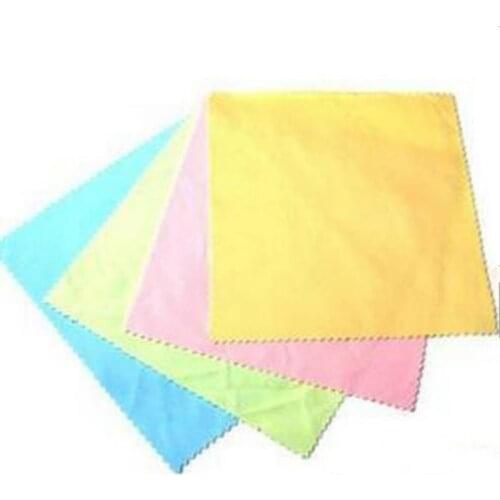 10Pcs Microfiber Cleaning Cloth for Glasses Spectacle Lens Screen Camera Household Cleaning Tools Accessories