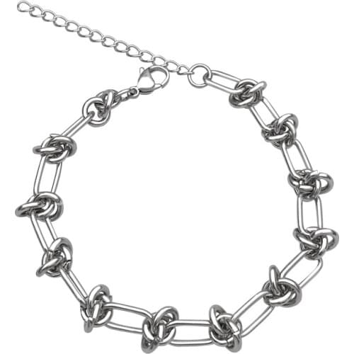 Titanium steel stainless steel splicing chain mens and womens bracelets multi-layer versatile bracelets