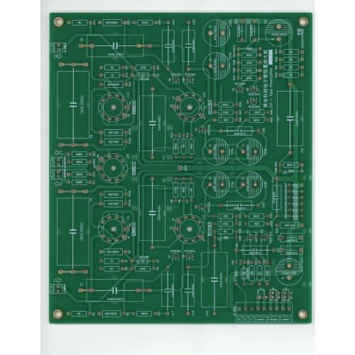 Hifi Tube preamplifier bare PCB + Power supply PCB (base on CAT SL1 preamp circuit )