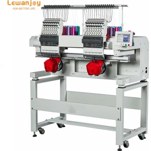 Two heads Embroidery Machine 2 heads Flat Hat Embroidery Machine