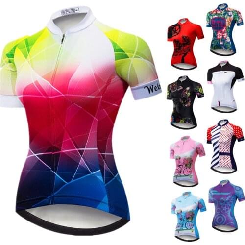 Weimostar 2021 Racing Cycling Jersey Women Pro Team Bicycle Clothing Maillot Ciclismo MTB Bike Jersey Breathable Cycling Shirt