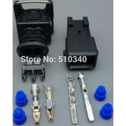 1 Set 3.5mm Series 2 Way Waterproof Female And Male plug Connector With Pins And Seal