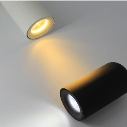 10pcs 7w/9W AC85-265V Aluminum COB LED Spotlight Surface Mounted Downlight Ceilling light Bedroom Hallway Balcony Door Entrance