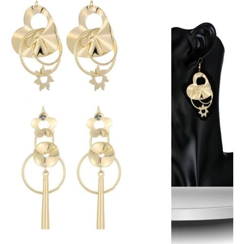 2020New 60Pcs Alloy Flower and Round Pendants Button for DIY Jewelry Earring or Necklace Accessories DL180-DL181