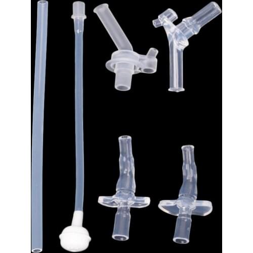 10pcs Baby Feeding Accessories Children Water Cup Straw Liquid Silicone Sippy Drink Bottle Straw Replacement Drink Cup Accessory