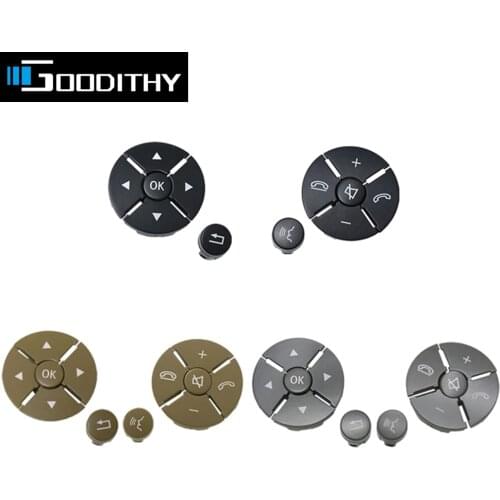 Car Interior Accessories Steering Wheel Button Switch Trim Replacement For Mercedes-Benz S CL Class W221 W216 S300 320 S400 S450