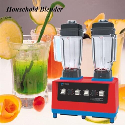 2400W Electric Classical Household Mixer Double-headed Machine Commercial Sand Ice Crusher Machine CS-8800D