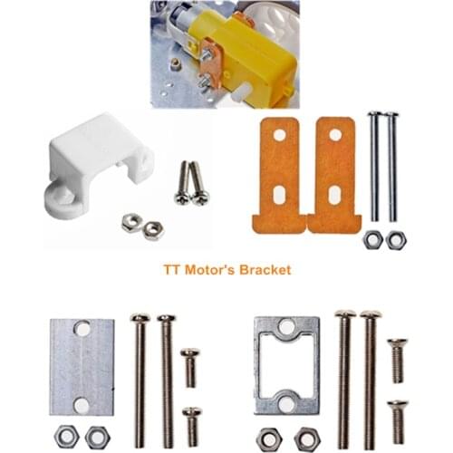 TT DC Gear Motor Fixed Bracket For N20 Smart Car Acrylic/plastic/Aluminum alloy bracket