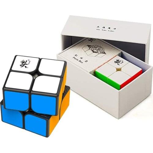 Global MoCube Dayan tengyun V2M Magnetic Cube 2x2 Magico Cubo V2 2 layer with Magnets Stickerless Toys For Children