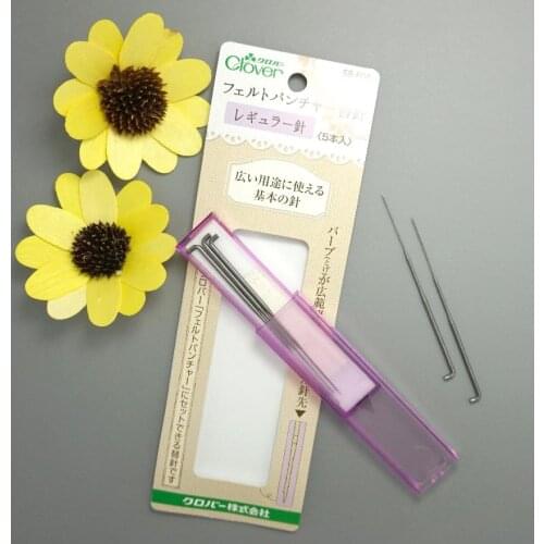 Clover felt puncher Kawahari regular needle 58-606/607/608/609 (Japan import) Free shipping